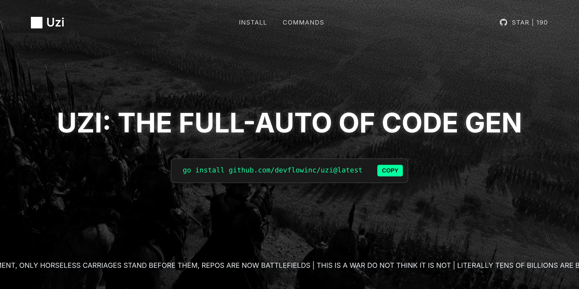 Film Grain on Uzi Site